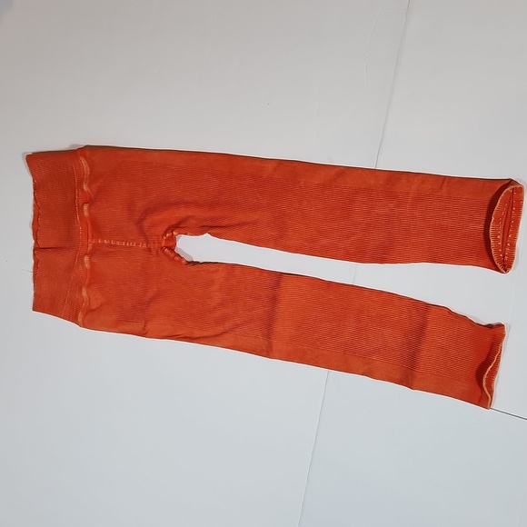 FP Movement Free Throw High Waist Ribbed Leggings M/L Ripe Persimmon NWOT FP058 - Picture 2 of 9